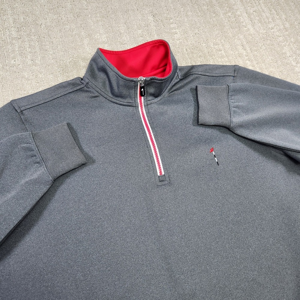 Dormie Network Golf Sweatshirt Men Medium Fairway And Greene Performance 1/4 Zip